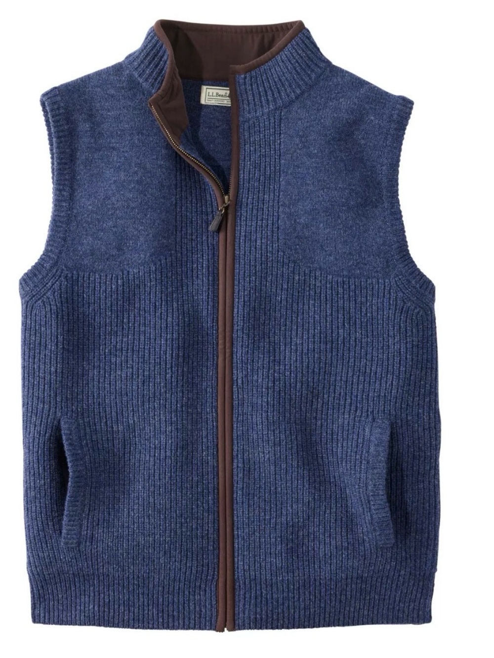 L.L. Bean Waterfowl Sweater Vest Men’s Large 245457 Merino Lambswool Hunting Dad